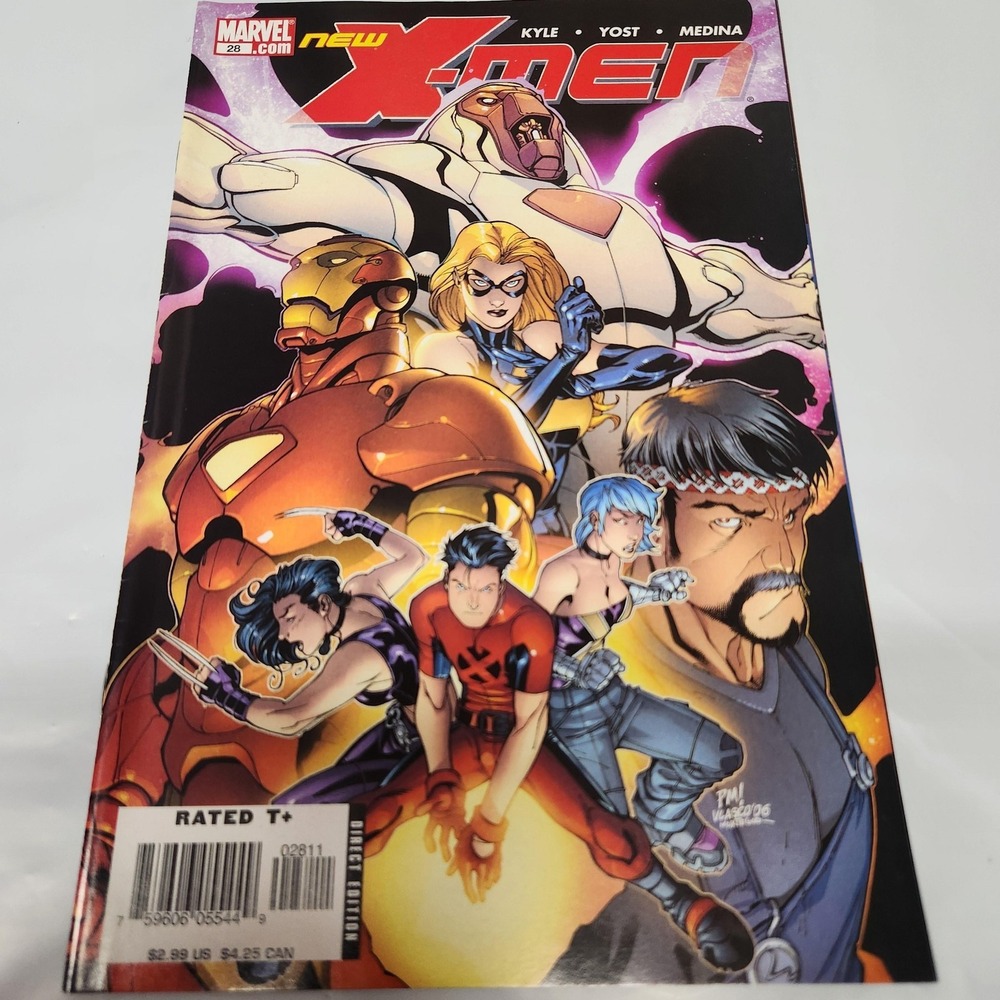 Marvel Comic New X-Men 28-32, Mercury Hellion 34-35, Plus Gift  Uncanny‎ 495